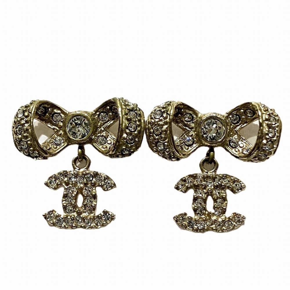 CHANEL Logo Earrings